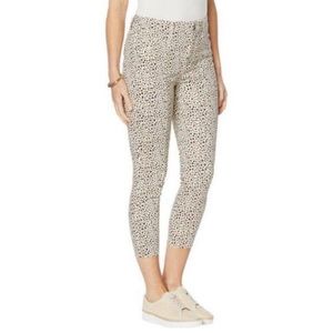 SkinnyGirl NWT 0,2,4,6 Reagan High-Rise Skinny Ankle Jeans Cheetah Animal print